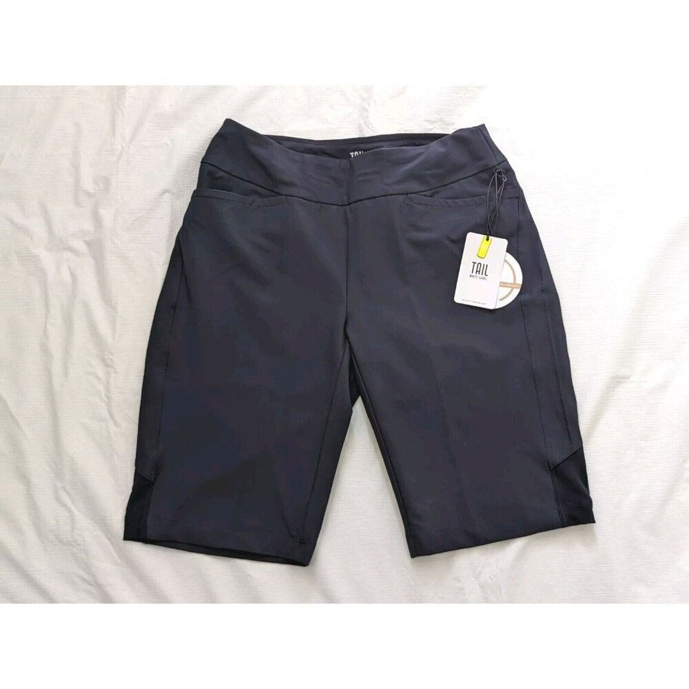 Tail White Label Golf Shorts Women’s Size 2 UPF 50 11" Inseam Navy Night Mesh